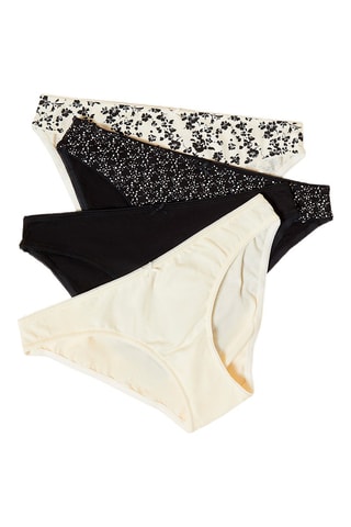 4 culottes Suna - Noir - Etam