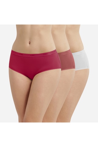 3 shortys Les Pockets EcoDIM - Rouge