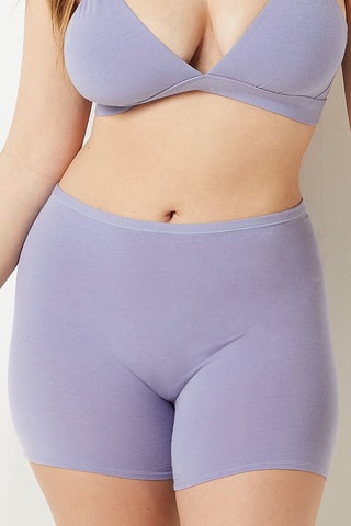 Cycliste taille haute Coton360 - Bleu clair