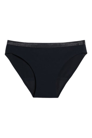 Culotte menstruelle Aya - Flux moyen - Noir