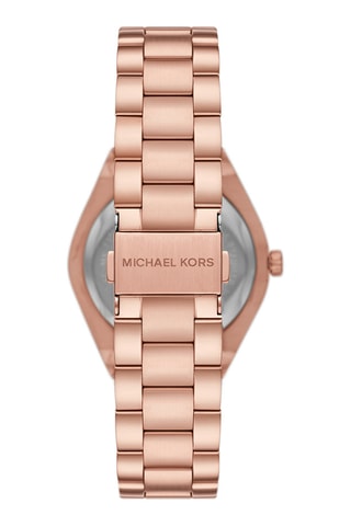 Montre à quartz en acier - Doré rose