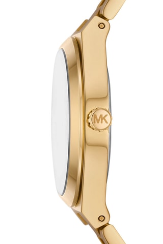 Montre à quartz en acier - Doré