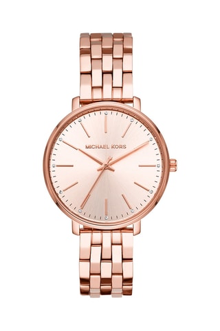Montre à quartz en acier inoxydable - Rose doré