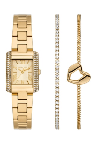 Montre à quartz en acier inoxydable - Doré