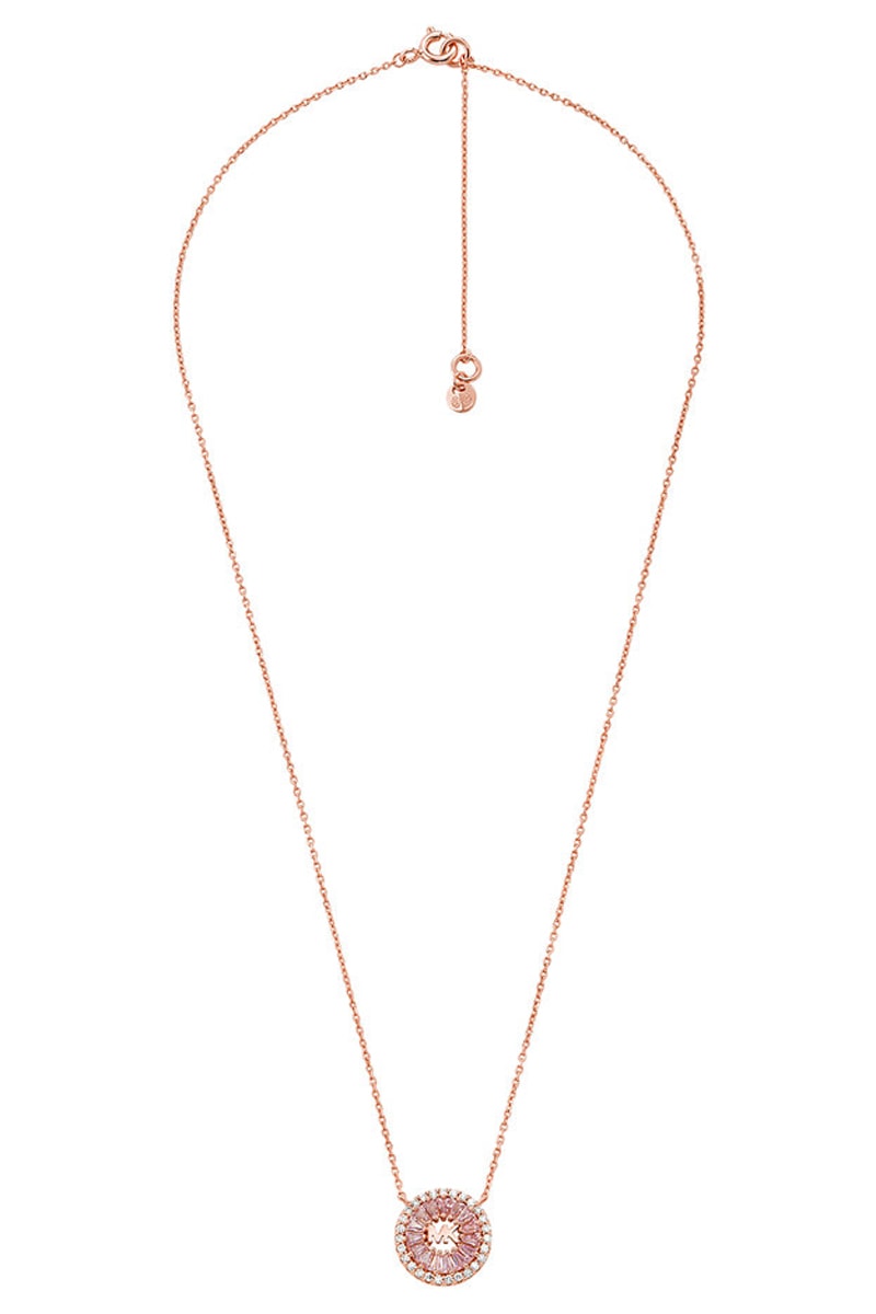 Collier+-+Argent,+dore+à+l%27or+rose+et+zirconium