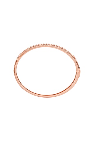 Jonc - Argent massif, or rose et zirconium