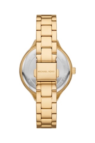 Montre à quartz en acier inoxydable - Doré