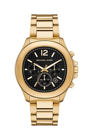 Montre à quartz en acier inoxydable - Chronographe - Doré