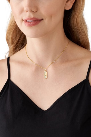 Collier - Argent et zirconium