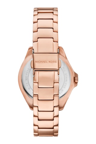 Montre à quartz en acier inoxydable - Doré