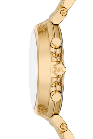 Montre à quartz en acier inoxydable - Chronographe - Doré