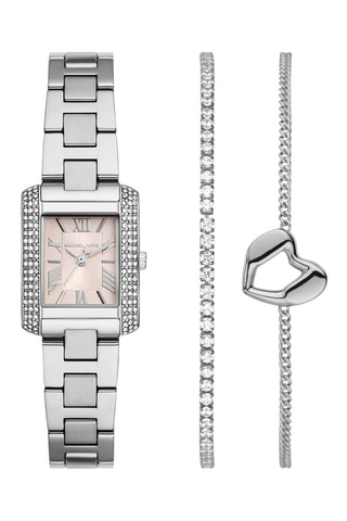 Montre à quartz en acier inoxydable - Argenté