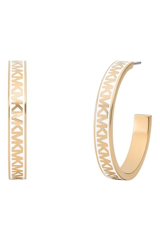 Créoles - Doré et blanc