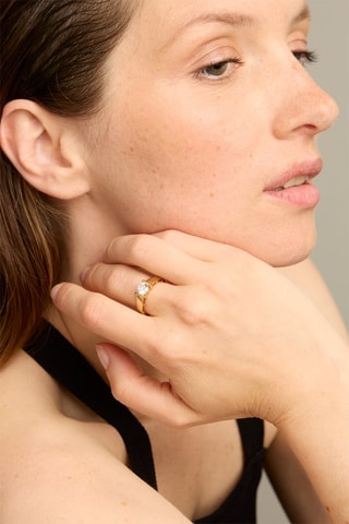 Bague - Or jaune 18 carats