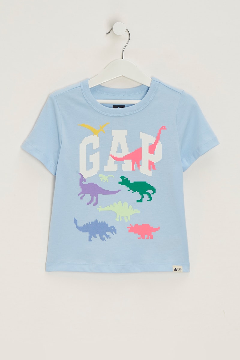 T-shirt+en+coton+biologique+-+Bleu+clair