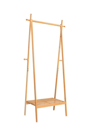 Portant pliable Maya - Bambou massif - 60/73 x 160 x 42 cm