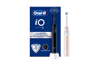 2 brosses à dents électriques iO Series 2 - 3 niveaux d’intensité de brossage 