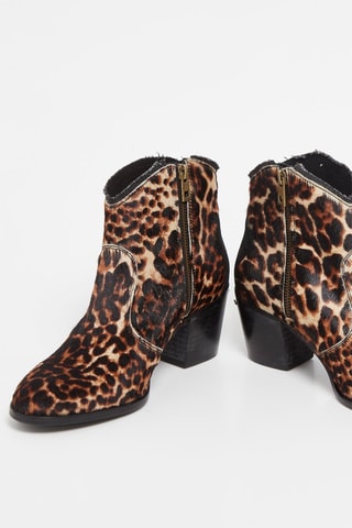 Bottines en cuir - Marron