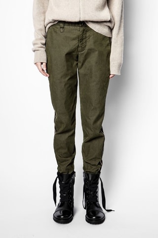 Pantalon droit - Kaki