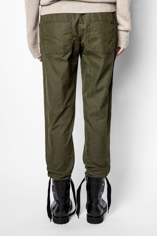 Pantalon droit - Kaki