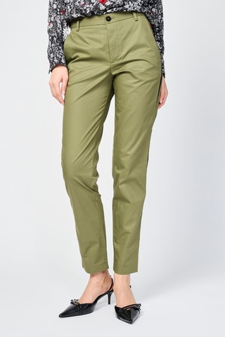 Pantalon en laine et cachemire - Kaki