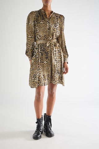 Robe - Marron clair et noir