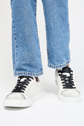 Baskets en cuir - Blanc