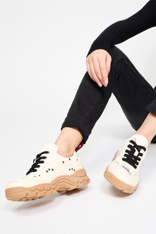 Baskets en cuir - Blanc