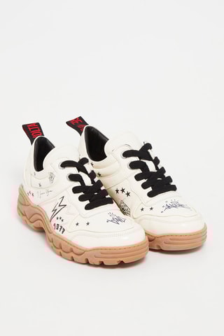 Baskets en cuir - Blanc