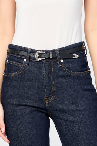 Ceinture en cuir - Noir