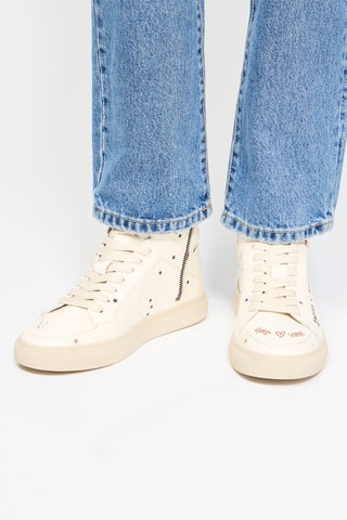 Baskets montantes - Blanc