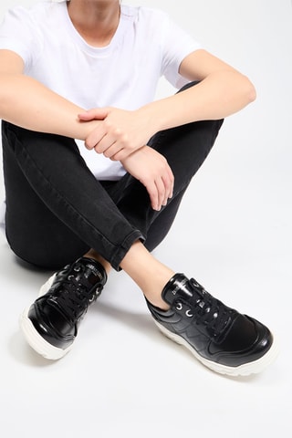 Baskets en cuir - Noir