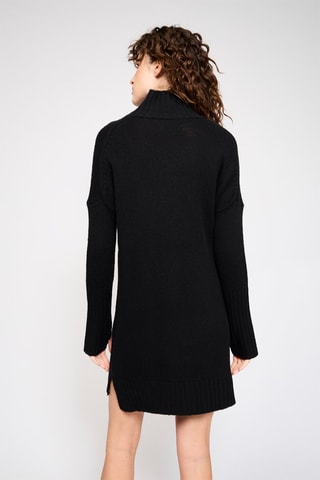 Robe pull en laine - Noir