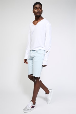 Short en jean - Ciel