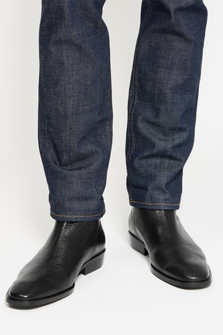 Boots en cuir - Noir