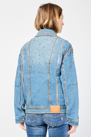 Veste en jean - Bleu marine