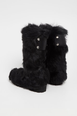 Bottes en cuir d’agneau - Noir