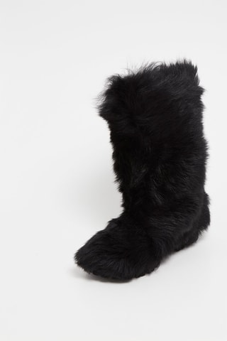 Bottes en cuir d’agneau - Noir