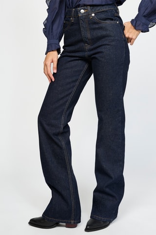 Jean taille haute - Bleu marine