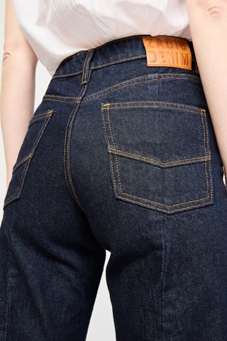 Jean taille haute - Bleu marine