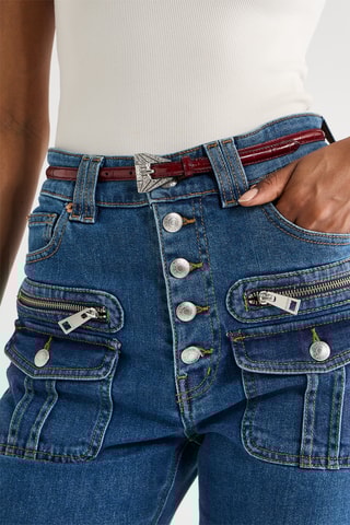 Ceinture en cuir - Noir