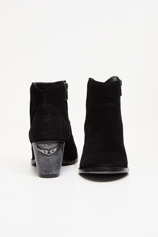 Bottines en cuir - Noir