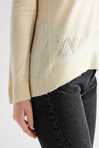 Pull en mérinos - Ecru