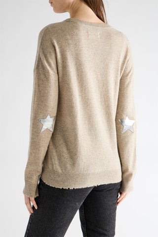 Pull en cachemire - Beige chiné