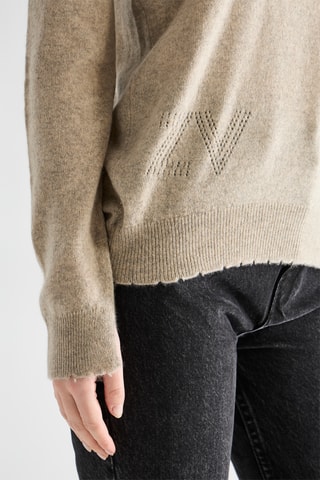 Pull en cachemire - Beige chiné