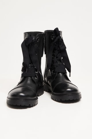 Bottines en cuir - Noir