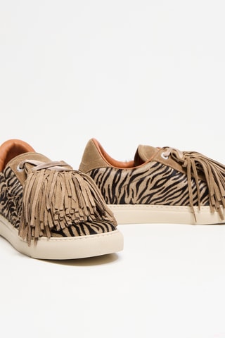 Baskets en nubuck - Taupe