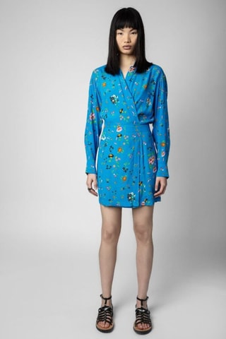 Robe portefeuille - Ciel