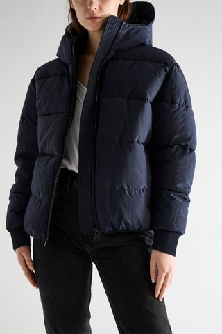 Doudoune à capuche - Bleu marine