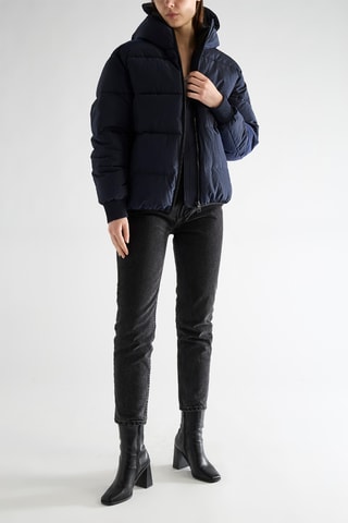 Doudoune à capuche - Bleu marine